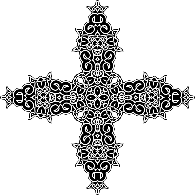 Celtic Knot Ornament Derivation Cross