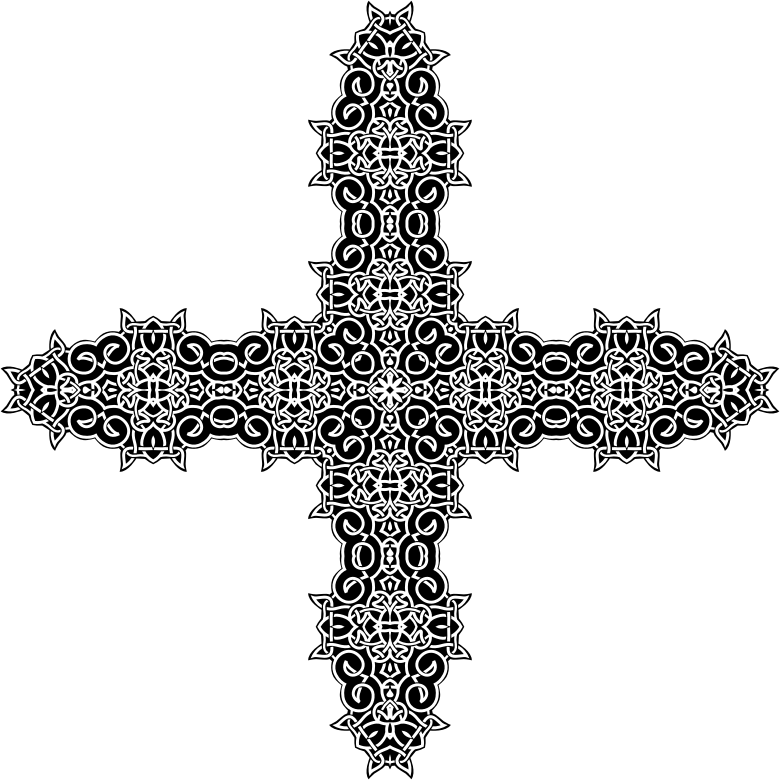 Celtic Knot Ornament Derivation Cross 2