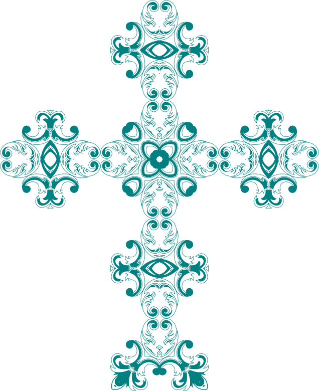 Vintage Floral Design Mark II Cross