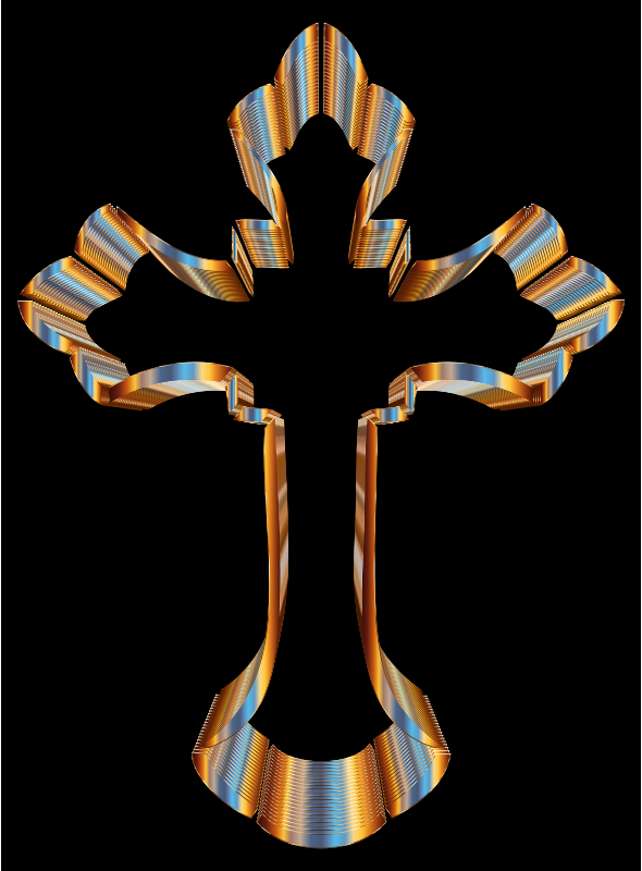 Chromatic Ornate Cross