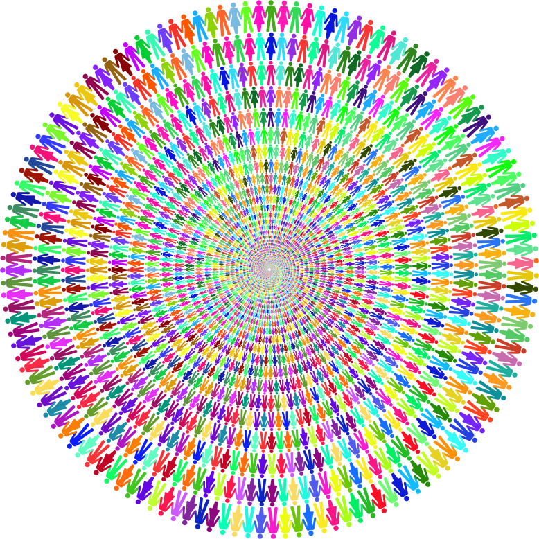 Prismatic Human Cooperation Vortex