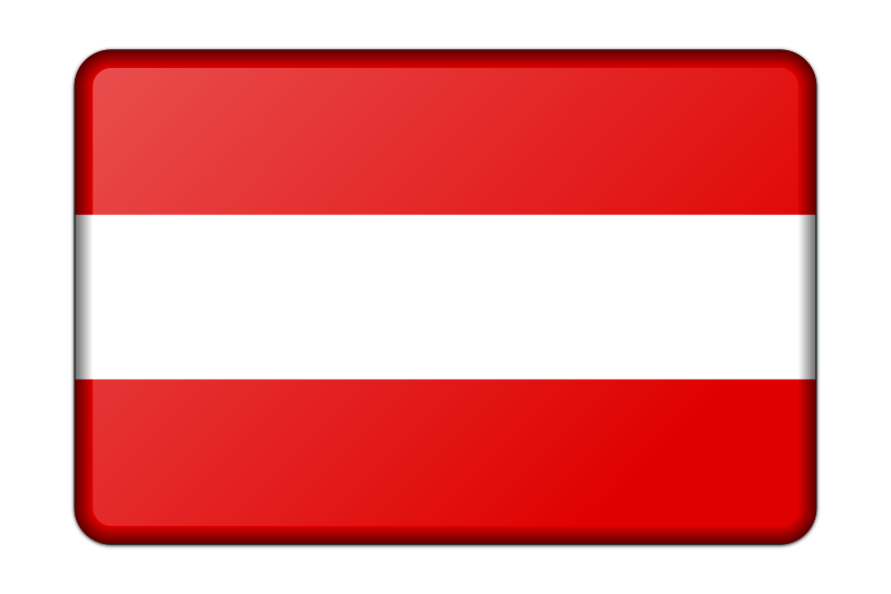 Austria flag (bevelled)