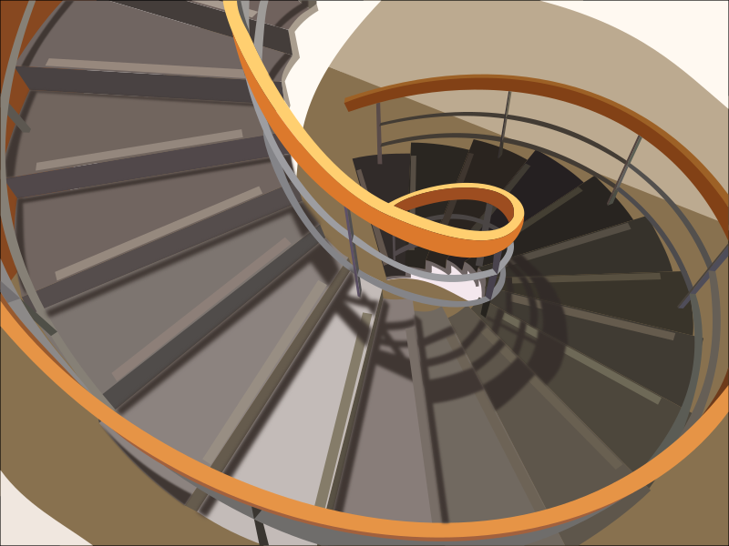 hellicoidal stair