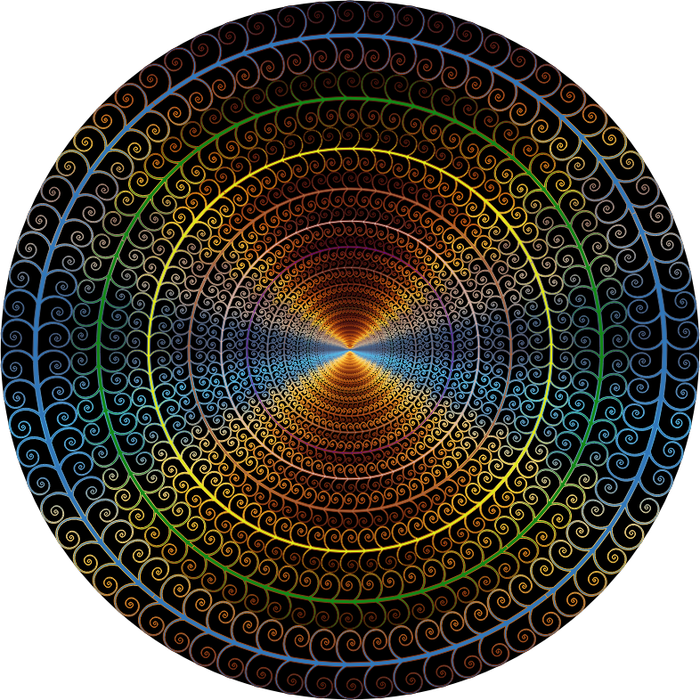 Prismatic Spiral Tree Circle 2