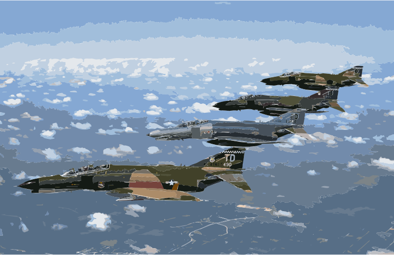 1997 F-4 Heritage Flight over Florida-edit 1