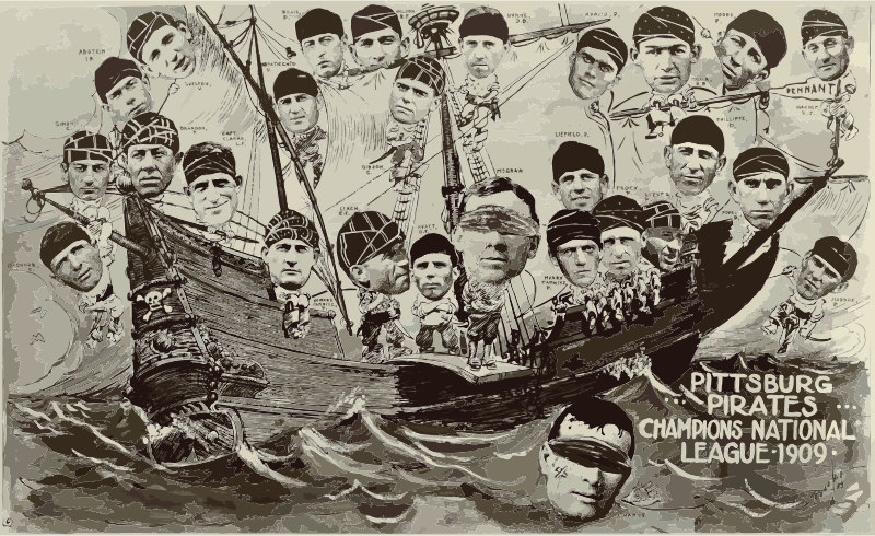 1909 Pittsburgh Pirates on a boat FINAL