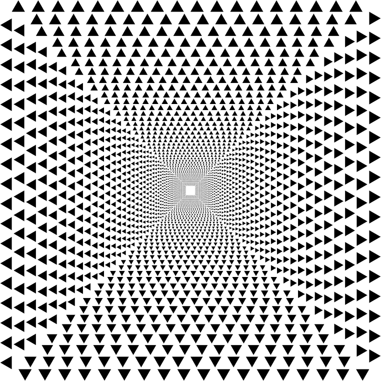 Hypnotic Triangular Vortex