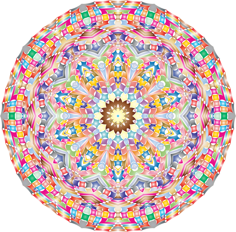 Kaleidoscopic Mandala 5 No Backgorund