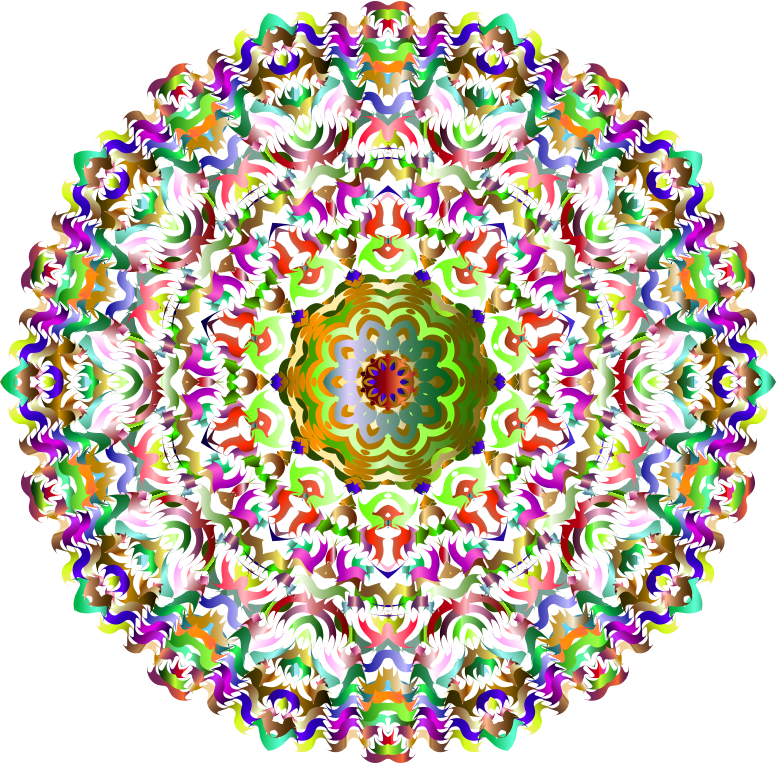 Kaleidoscopic Mandala 7 No Background