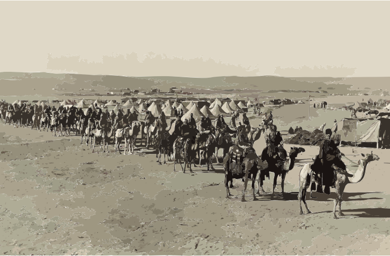 The camel corps at Beersheba2