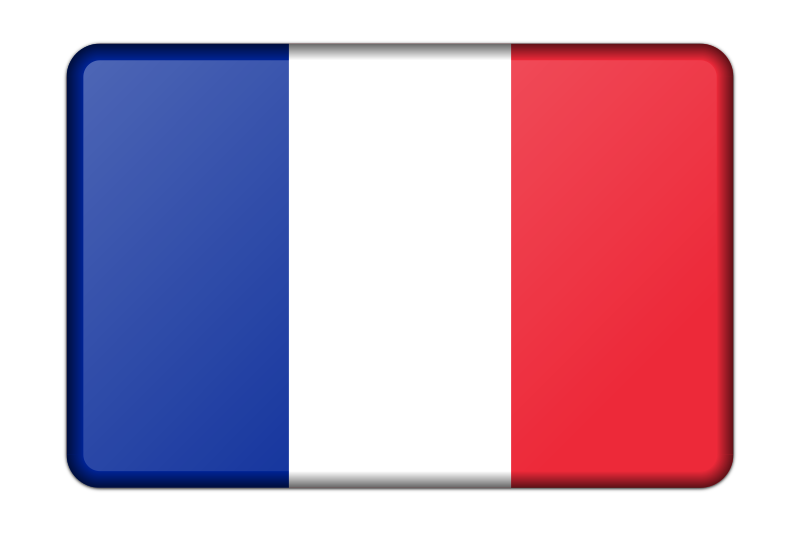 France flag (bevelled)