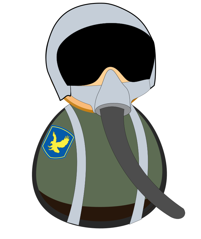 Fighter pilot icon