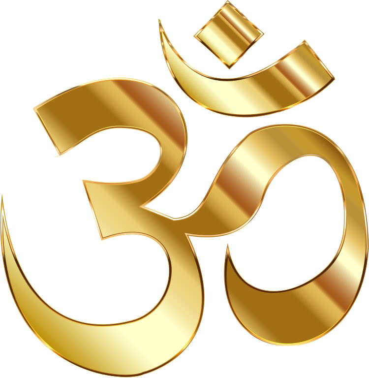 Golden Om Symbol No Background