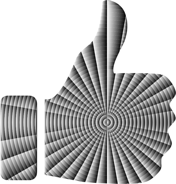 Prismatic Radial Thumbs Up 5
