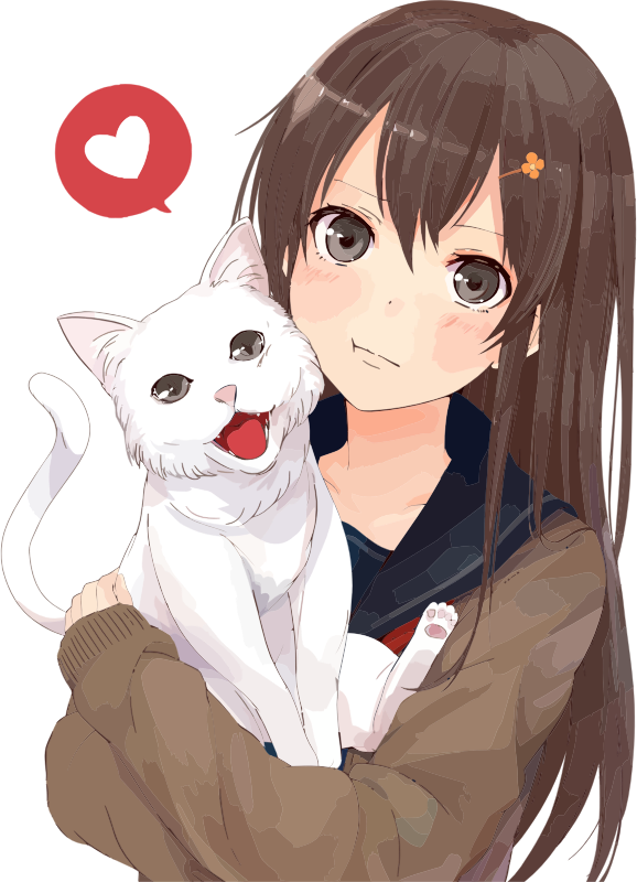 anime, cat and animeedit - image #7870181 on