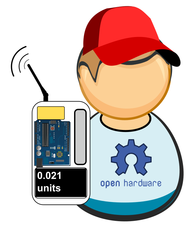 Support: citizen monitoring - common guy with homemade sensor