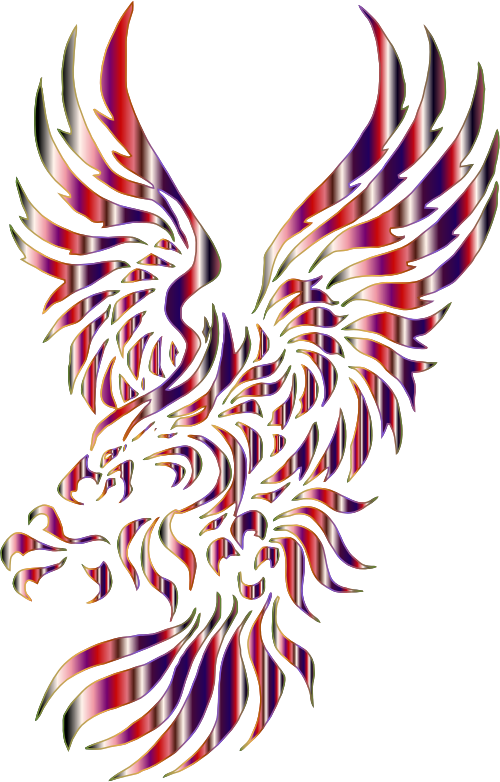 Chromatic Tribal Eagle 2 12 No Background