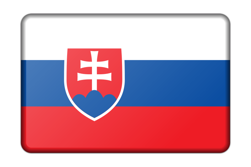 Slovakia flag (bevelled)