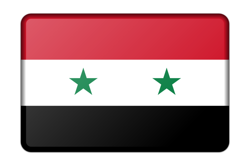 Syria flag (bevelled)