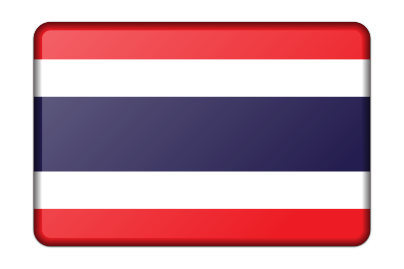 Thailand flag (bevelled)