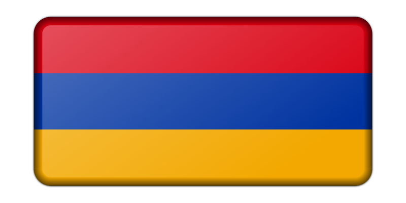 Armenia flag (bevelled)