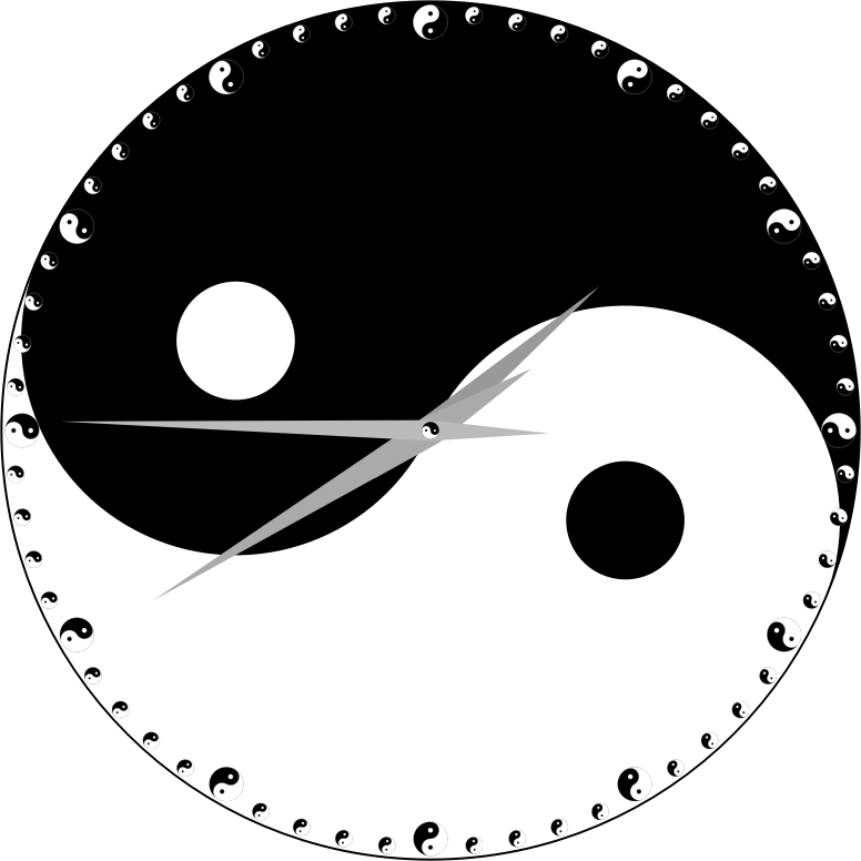 Yin Yang Clock