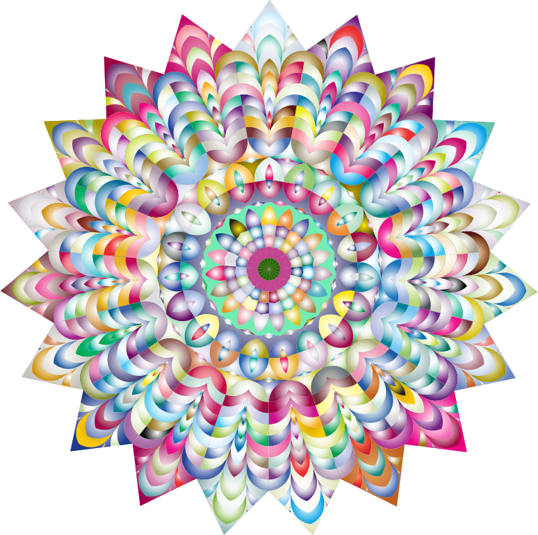 Prismatic Hypnotic Mandala