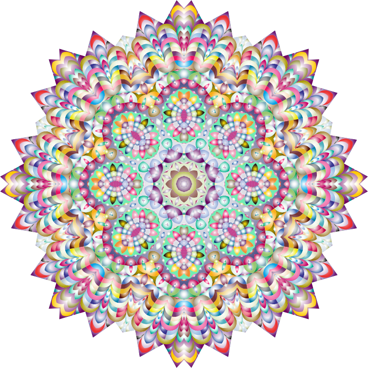 Prismatic Hypnotic Mandala 2