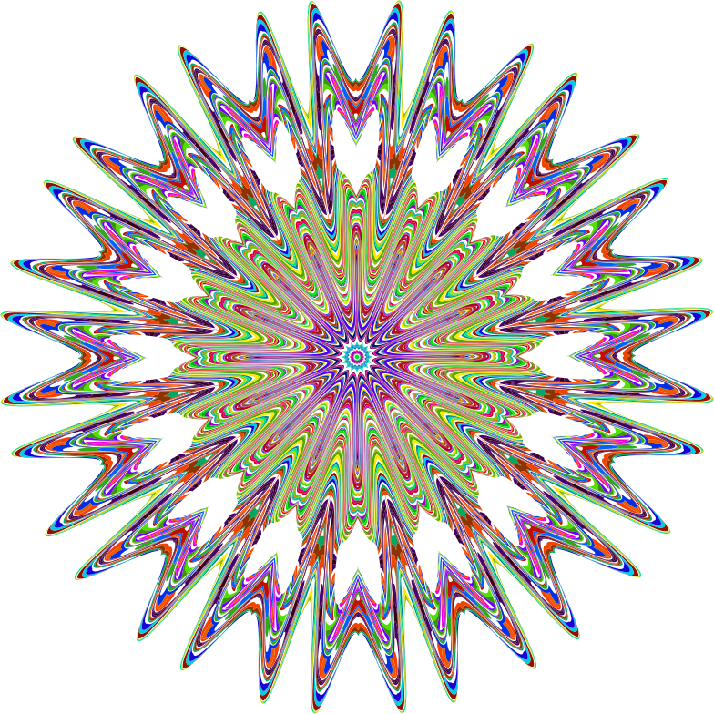 Psychedelic Geometric 3 - Openclipart