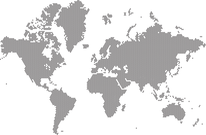 Prismatic Hexagonal World Map 6 No Background