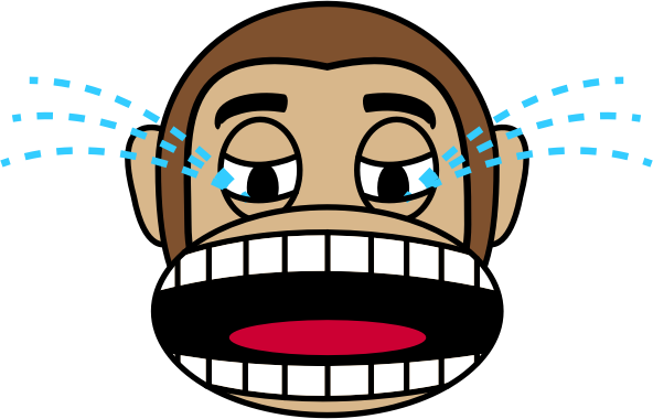 Monkey Emoji - Loudly Crying