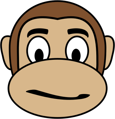 Monkey Emoji - Confused