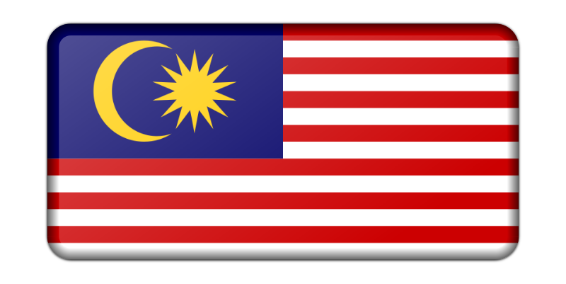 Malaysia flag (bevelled)