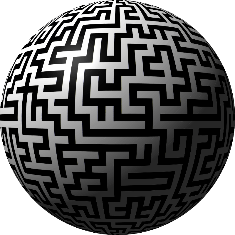 Maze sphere