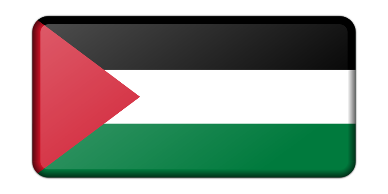 Palestine flag (bevelled)