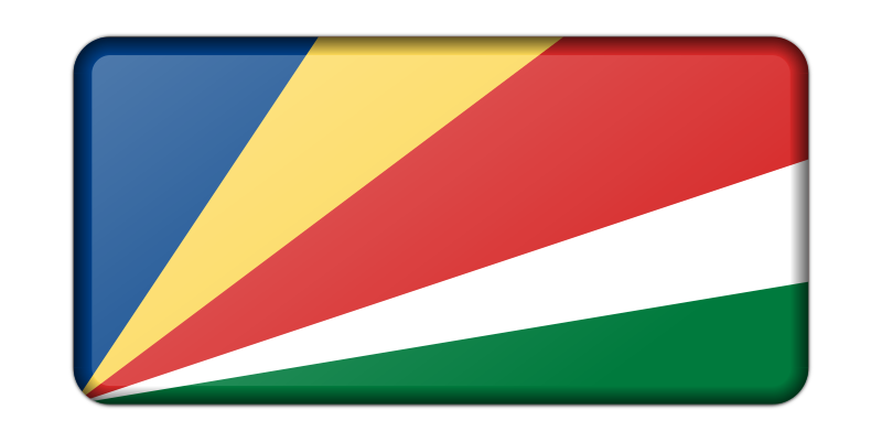 Seychelles flag (bevelled)