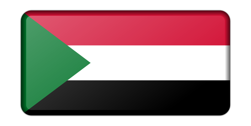 Flag of Sudan (bevelled)