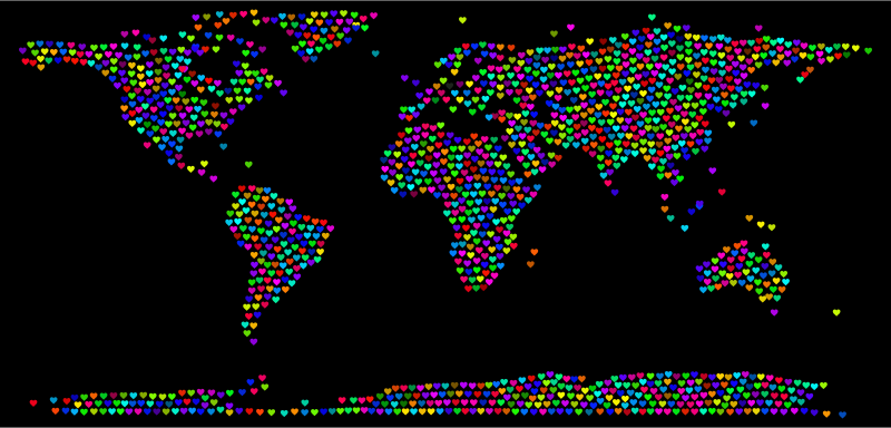 Prismatic Hearts World Map