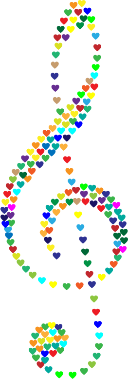 Prismatic Clef Hearts No Background