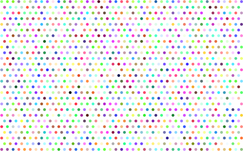 Prismatic Polka Dots Mark II No Background