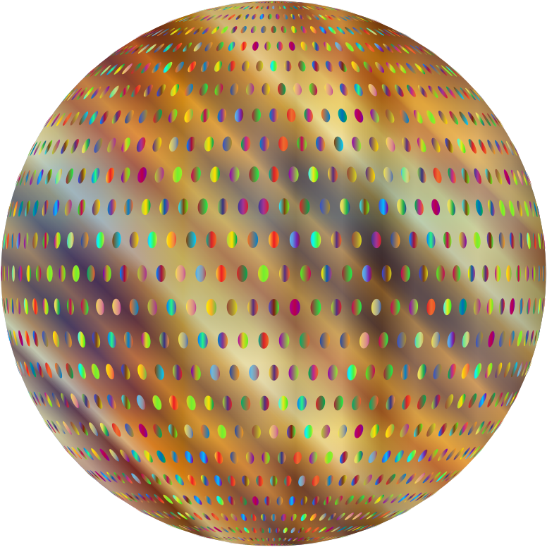 Prismatic Polka Dots Mark II Sphere 2