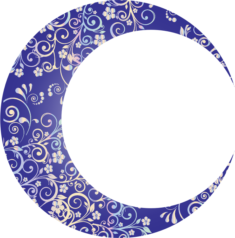Prismatic Floral Crescent Moon Mark II