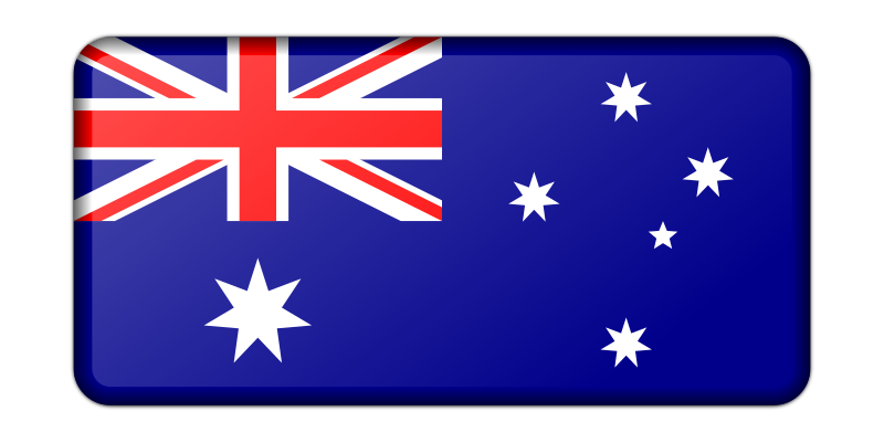 Flag of Australia (bevelled)