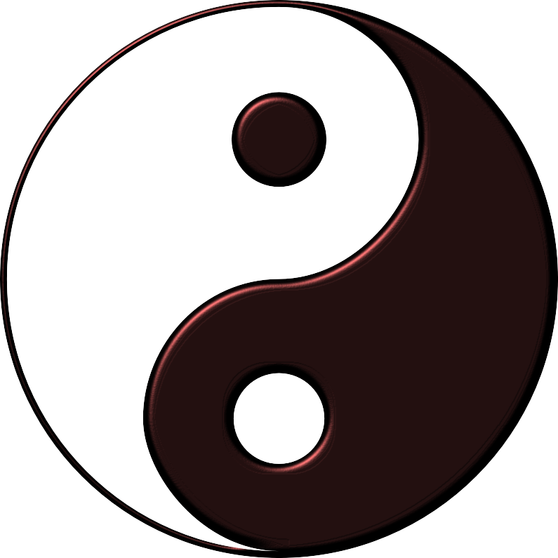 Yin-Yang in Red