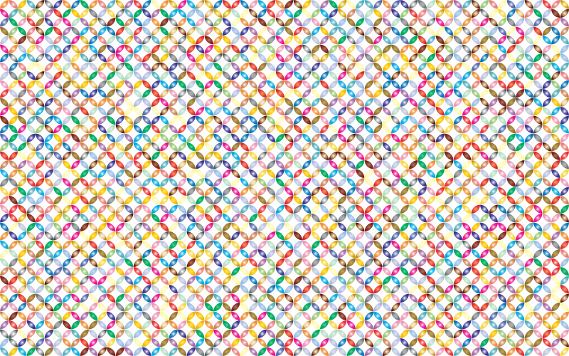 Prismatic Curved Diamond Pattern 2 No Background