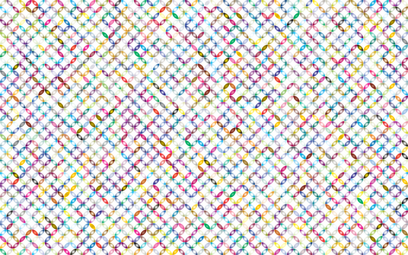 Prismatic Curved Diamond Pattern 3 No Background