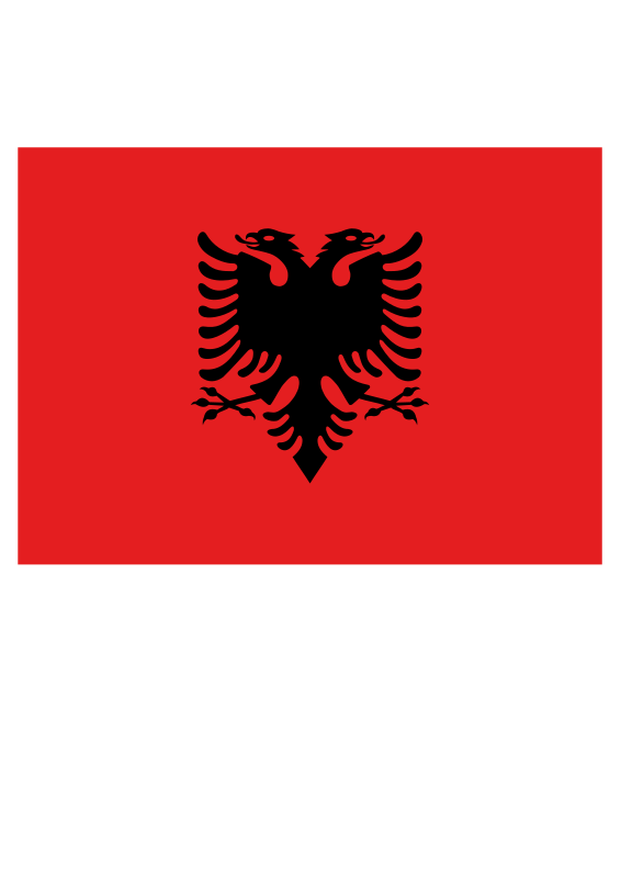 Flag of Albania - Flamuri shqiptar