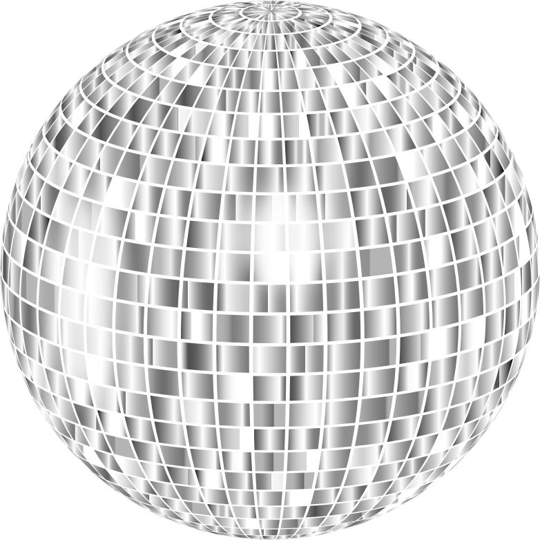 Glimmering Disco Ball Enhanced 2 No Background