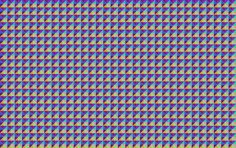 Seamless Triangular Contentment Pattern 11