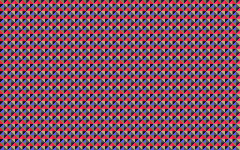 Seamless Triangular Contentment Pattern 14